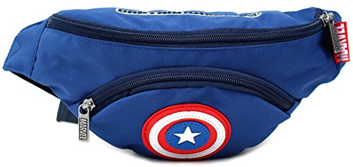 Captain America Shield Hip Sack with Fanny Pack Design and Convenient Phone Wallet - Perfect for Outdoor Activities and Daily Use