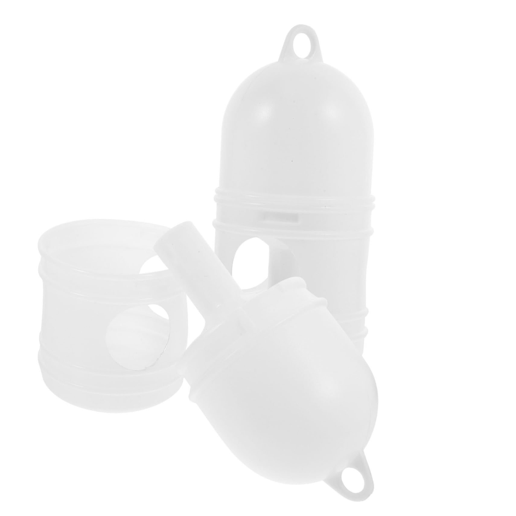 HAPINARY 2Pcs Household Bird Waterer Portable Plastic Quail Feeder Easy to Clean Water Dispenser for Pigeons Doves and Other Birds Capacity Practical