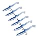 Sunlera 6pcs / Set morbide Mare Anguilla Esche 80 Millimetri / 2.3g False Esca per la Pesca Paddle Tail cicerello Artificiali Esche