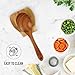 Zulay Kitchen Wood Spoon Rest – Non-Slip Wooden Spoon Holder for Stovetop & Counter – Heat-Resistant Utensil Rest for Spoons, Spatulas & Tongs – Stylish & Durable Kitchen Accessory - Acacia