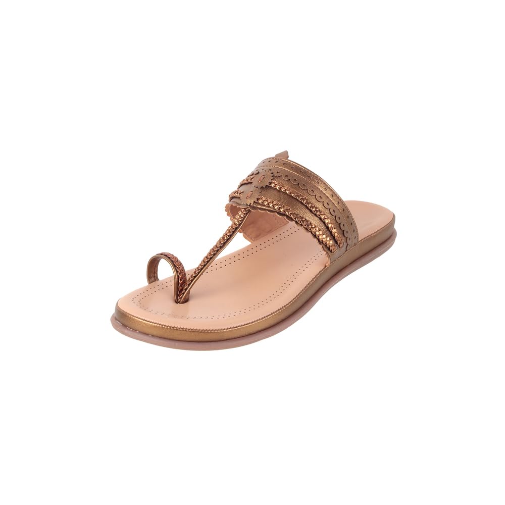 Women Flat Kolhapuri Comfort Chappal-image-24