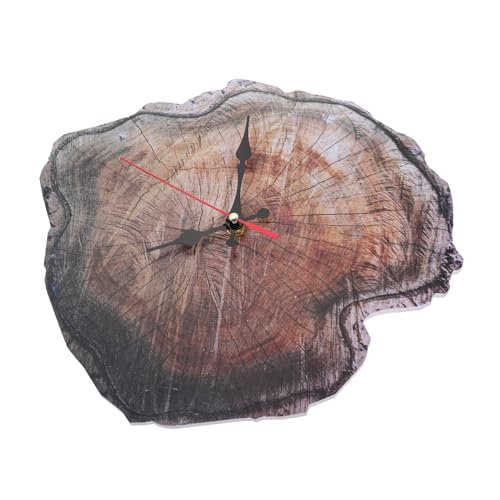 Cabilock Horloge Murale Suspendue Silencieuse Réveil Analogique Annuel pour Décoration De