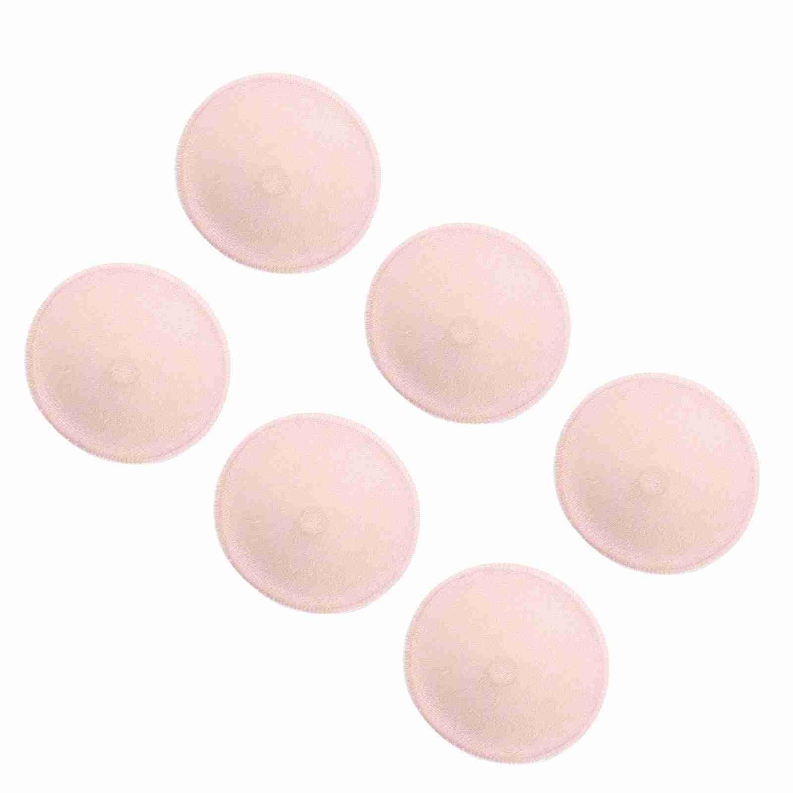 6pcs Washable Reusable Soft Cotton Breast Pads Absorbent Breastfeeding Nursing Pad, Multifunctional Accessory For Home Use