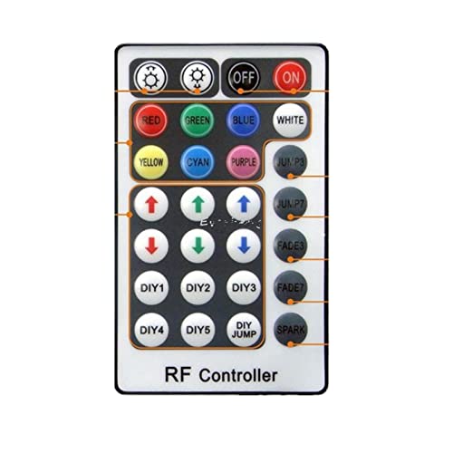 Luces de techo de estrella de fibra óptica con iluminador LED RGBW de 16W y mando a distancia RF 4