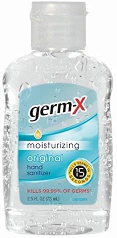 Germ-X Hand Sanitizer, Original, Travel Size, 2.5 Fluid Ounce