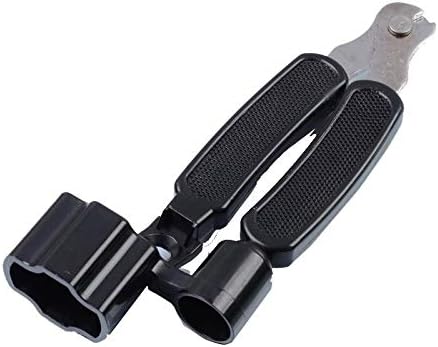 SOLDOUT 3 In 1 Guitar Tuning Tool Stringed Instrument Accessories Guitars String Cutter Pin Puller Guitar Winder String Clamp Remover (Black)