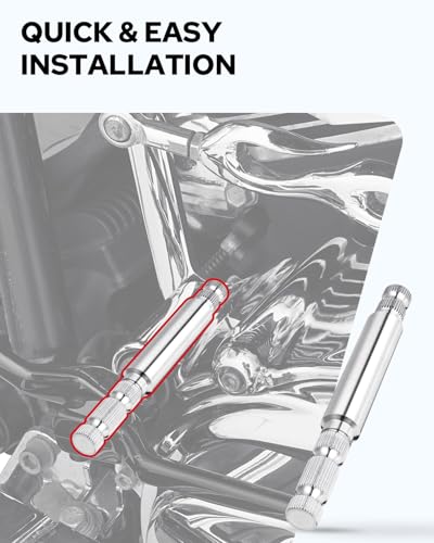 Amazicha Inner Shift Lever Shaft Stainless Steel Fit for Harley Touring Road King Electra Glide Street Glide 1984-2016 Chrome