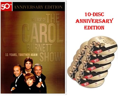 Carol Burnett Show: The Best of the Carol Burnett Show 11 Years, Together - 50th Anniversary & Limited Edition [DVD, 10-Discs] 27 Episodes, Over 31-Hrs