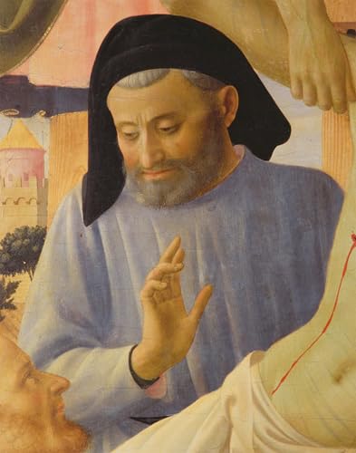 Impresión en lienzo premium de la Santa Trinita de Beato Angelico en formato 60x90