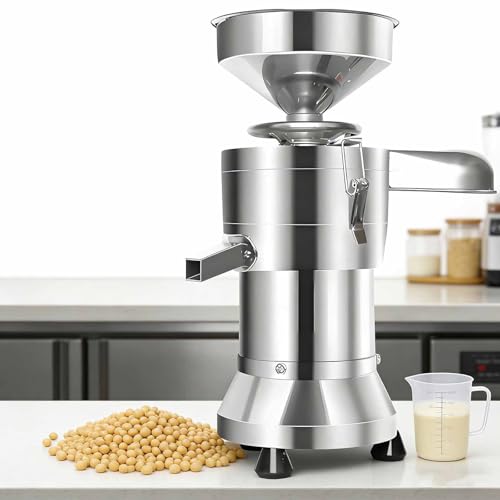 Beachtiful Máquina Automática para Hacer Leche de Soja, de Acero Inoxidable, a 2800 RPM con Separación de Escoria para Leche de Soja, Leche de Frutos Secos, Tofu y Leche de Arroz. 70KG/H
