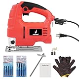 Oubit Corded Jigsaw, 800W Brushless Jig Saw Tool Electric...