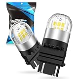 Marsauto 3157 LED Bulbs, 6000K White 300% Brighter 3156 3056 3057 4157 3047 4057 3457 LED Light Bulb for Car LED Brake Lights, Tail Lights, Turn Signal Lights, Backup Reverse Lights, Pack of 2