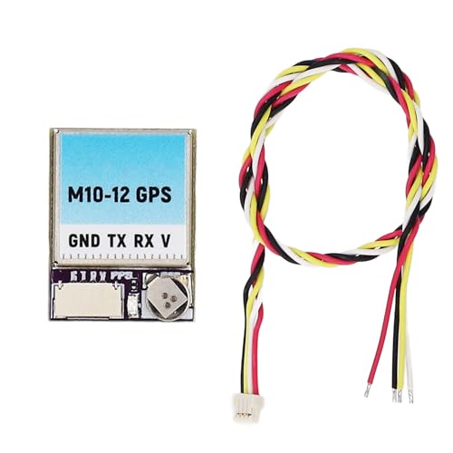 FPV Racing Drone Position Module, M10 12 5V 10Hz Low Power Consumption Positioning System with Ceramic Antenna, Wide Application, Easy Installation, Strong Compatibility