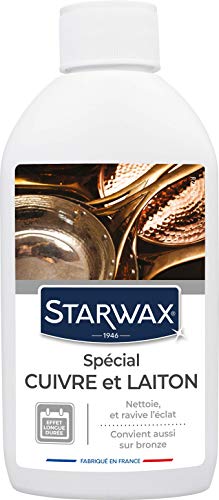 STARWAX Nettoyant Cuivre Laiton & Bronze - 250ml - Idéal pour Nettoyer les Supports en Cuivre Laiton et Bronze, Taille unique