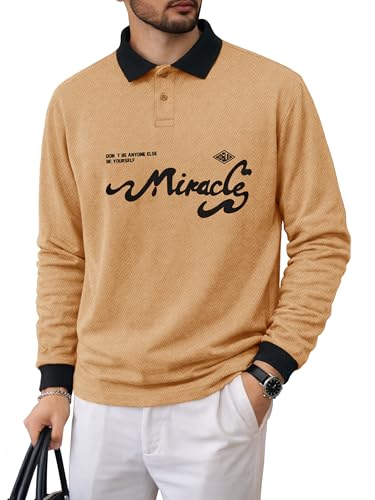 Image of Noble Monk Men's wear Full Sleeve Regular fit Polo t-Shirt