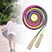 Zxpjkyu 3X Jump Rope Children Develop 9.2ft Wear Resistant Portable Rainbow Skipping Rope