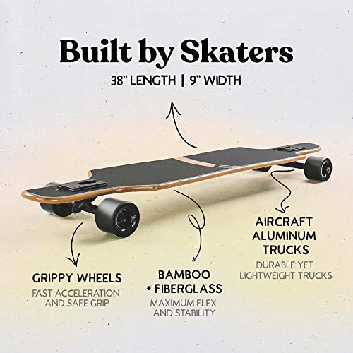 Apollo Drop Through Longboard Skateboard - Longboard For Girls - Longboard For Women - Longboard For Beginners And Pros - Cruiser Board Skateboard Long Board For Teenagers Girls #TOP1