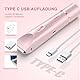 Intimrasierer für Frauen, 2-in-1 Dual Head Shaver Rasierer mit USB-C-Laden, Damenrasierer Elektrisch für Gesicht, Beine und Arme, Rasierer Damen mit Wasserdichter Trimmerkopf, Leicht zu Reinigen
