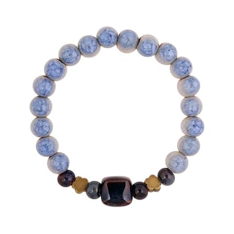 MINACHI Turquoise Ceramic Beaded Bracelet Cover