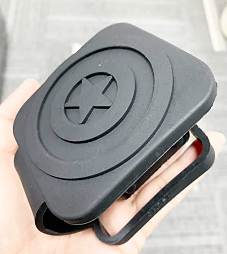 Wingking 2Inch With Ring For Captain America Trailer Hitch Tube Cover Plug Cap,Tow Cover,Rubber Receiver (Fit C-Aptain Plugs) #TOP6