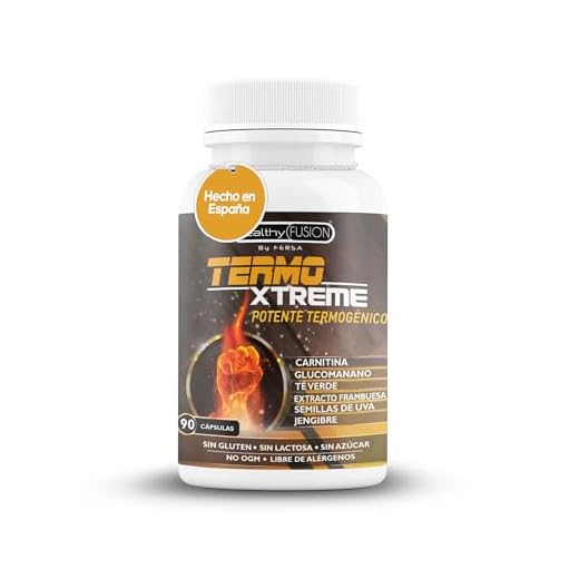 Exclusivo Termogénico y Adelgazante con potente Acción Quemagrasas | Garcinia Cambogia + L-Carnitina + CLA + Glucomanano + Te Verde | Estimula el metabolismo | Reduce el apetito | 90 cápsulas.