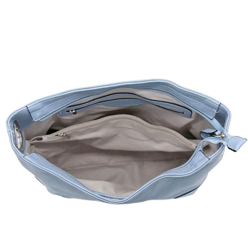 Image of Hobo Shoulder Bag with Big Snap Hook Hardware