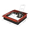 SpeTool Dust Collection Shroud for Slab Flattening Router Sled, 2-1/2" Dust Collection Interface Connect Dust Extractor, Slab Flattening Mill Accessories Compatible with Most Routers