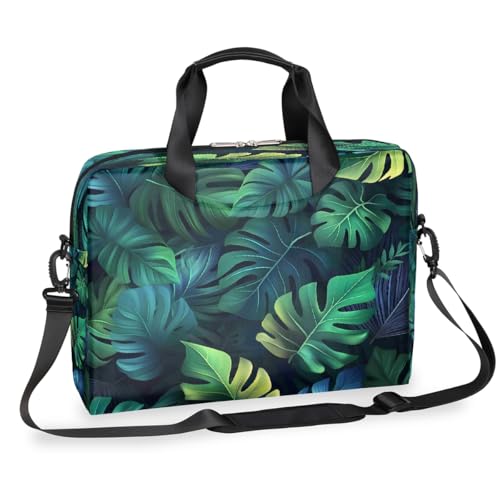 Bolso para laptop 16 pulg. hojas palma tropical miniatura 1