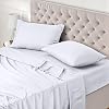 Utopia Bedding Set Di Lenzuola Matrimoniali 3 Pezzi | Microfibra Spazzolata | Antirestringimento E Anti-sbiadimento | Lenzuolo Con Angoli Elastico Tutto Intorno | Blu Navy