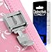 Distinctive Zipper Sewing Machine Presser Foot - Fits All Low Shank Snap-On Singer, Brother, Babylock, Euro-Pro, Janome, Kenmore, White, Juki, New Home, Simplicity, Elna and More!