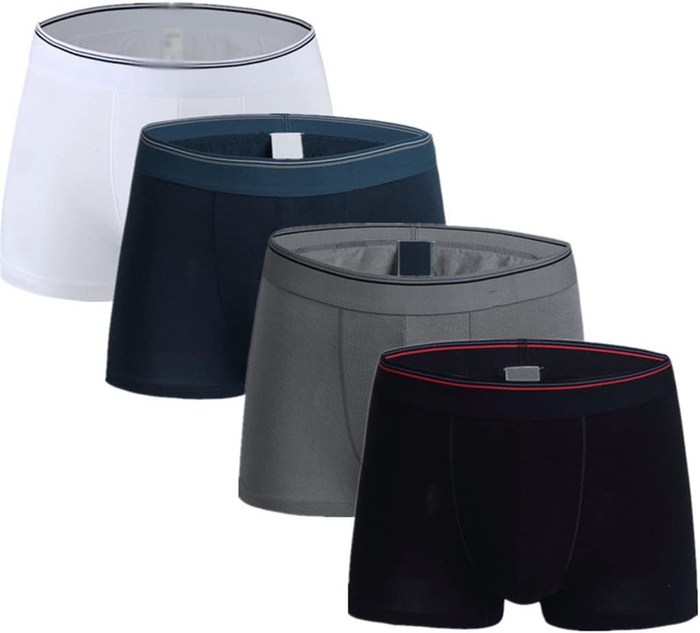 4 pieces/batch of cotton sexy panties shorts soft men's underwear