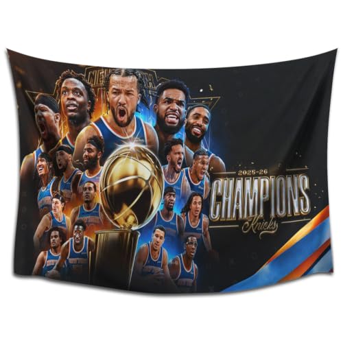BILVAZOG 2026 NY Basketball Jalen Brunson Tapestry 70x100cm
