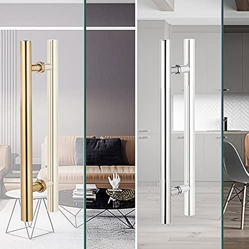 Poignée de porte de grange double face pour rénover une entrée en bois - 3