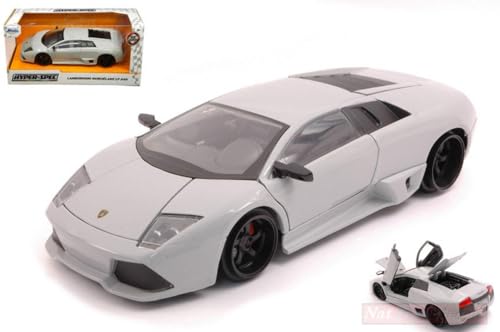 New JADA Toys JADA32274 Lamborghini Murcielago LP640 2017 Glossy Grey 1:24 Die CAST Compatible avec