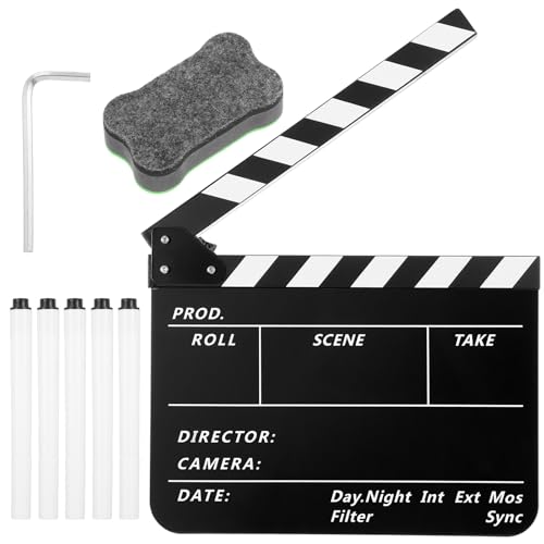 Directors Clapboard for Film, Hollywood Slate Move Photography Video TV