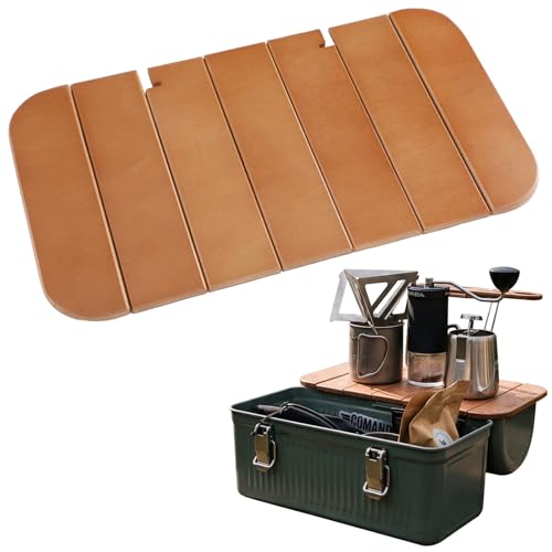 Mesa de Madera Acellegic TUR2739 Compatible con Lunch Box 10qt Portátil para Camping y Picnic (7.3 x 13.6 x 0.4 Pulgadas) miniatura 4