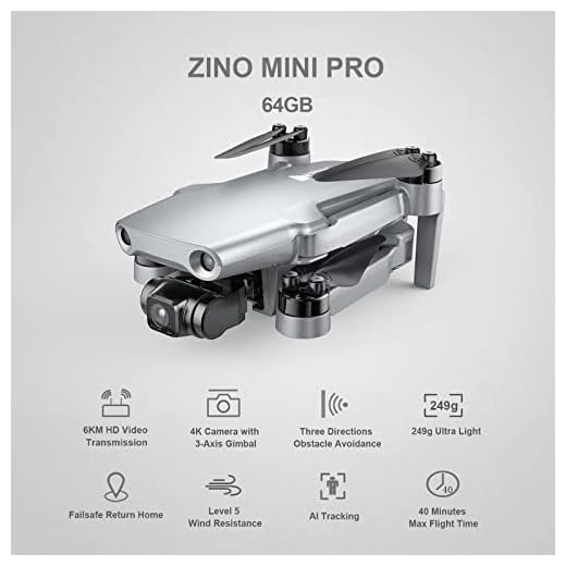 HUBSAN ZINO MINI PRO 4K Drohne