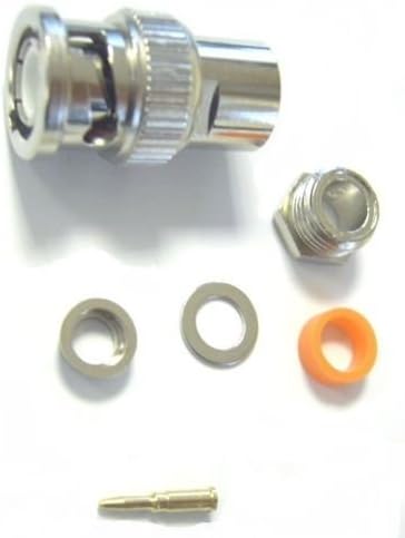 Rocket Radio BNC CONNECTOR PLUG FOR RG8X Mini-8 7mm COAX 50Ohm