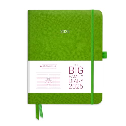 MUM's Office BIG Family Diary 2025 (Green)