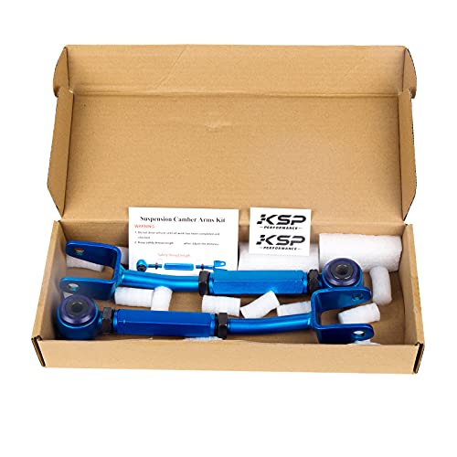 Ksp Rear Camber Arms/Kits, Adjustable Toe -2.00° To +2.00° Camber -3.00° To +3.00° Suspesnion Arm Fits 350Z 370Z Altima G35 G37 Sedan Coupe #TOP6