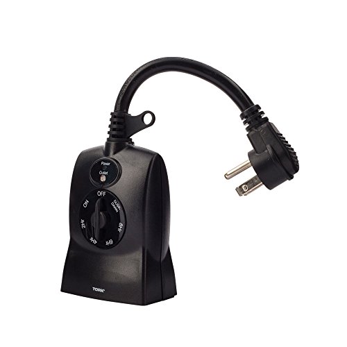 NSi Industries TORK 652B Outdoor Heavy-Duty 15-Amp Photocell Controlled/Light Activated Mechanical Plug-In Timer