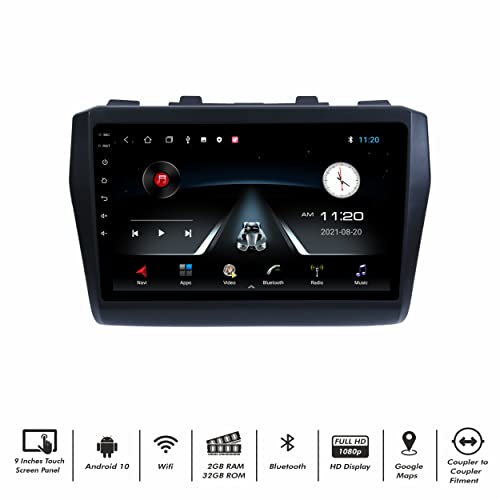 Image of 9 Inches Advanced Car Radio Receiver Android System for Maruti Suzuki New Swift (2018 to Present) with 2GB /32GB RAM & ROM, Gorilla Glass /Full HD Display /WiFi /GPS /SWC and HD Parking Camera