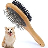 Brosse Chien et Chat,Double face Brosse Animaux de Toilettage Massage pour...