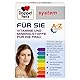 Doppelherz system FÜR SIE – Vitamine, Mineralstoffe und Spurenelemente – abgestimmt auf den Nährstoffbedarf der Frau – 30 Tabletten