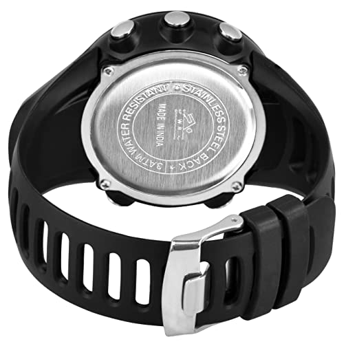 Shocknshop Outdoor Sports Digital Black Dial Mens Boys Watch -W321