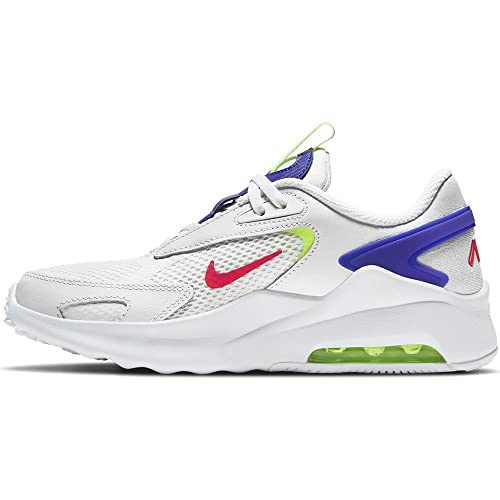 Nike Big Kid's Air Max Bolt White/Bright Crimson-Volt (CW1626 103) - 44