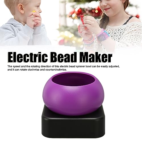 Electric Bead Spinner, Bead Spinner for Jewelry, Adjustable Speed Beading Bowl Spinner Starter Kit for Making Waist Beads, Bracelets or Necklaces()