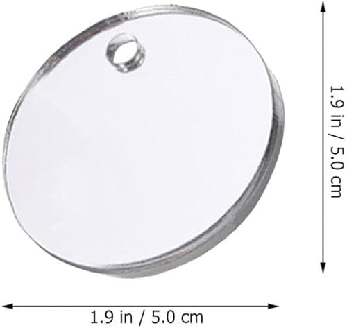 Miniatura 2 de TEHAUX Espejo flotante Betta Espejo Betta, espejo de ejercicio redondo flotante Betta de doble cara de 2.0 in, espejo de entrenamiento Betta