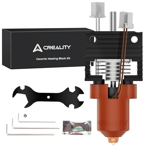 Creality K1/K1C/K1 Max Hotend - Kit de bloques térmicos de cerámica, K1 Series Unicorn Quick-Swap, K1 SE impresora 3D Hotend 600 mm/s de alta velocidad (terminal con hebilla) | Ya disponible en tu tienda friki favorita! En mundofriki.es!