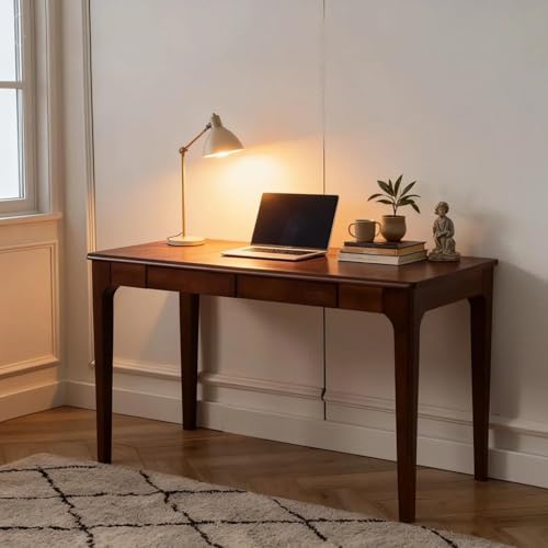 Bureau PC compact avec tiroirs pour optimiser les petits espaces de travail - 3
